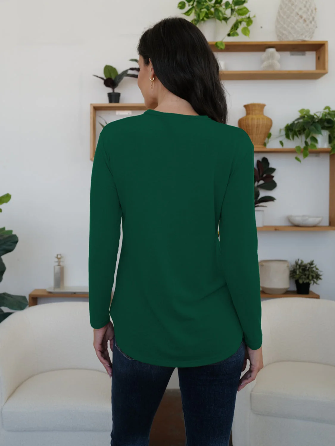 FAM-FAM Round Neck Long Sleeve T-Shirt - Image 20