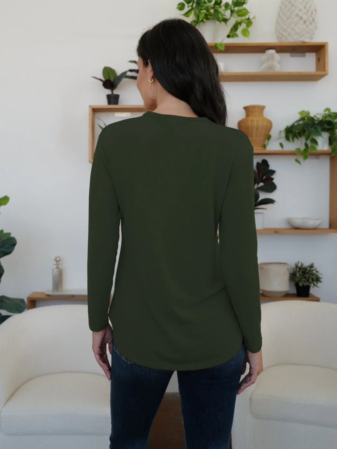 FAM-FAM Round Neck Long Sleeve T-Shirt - Image 23