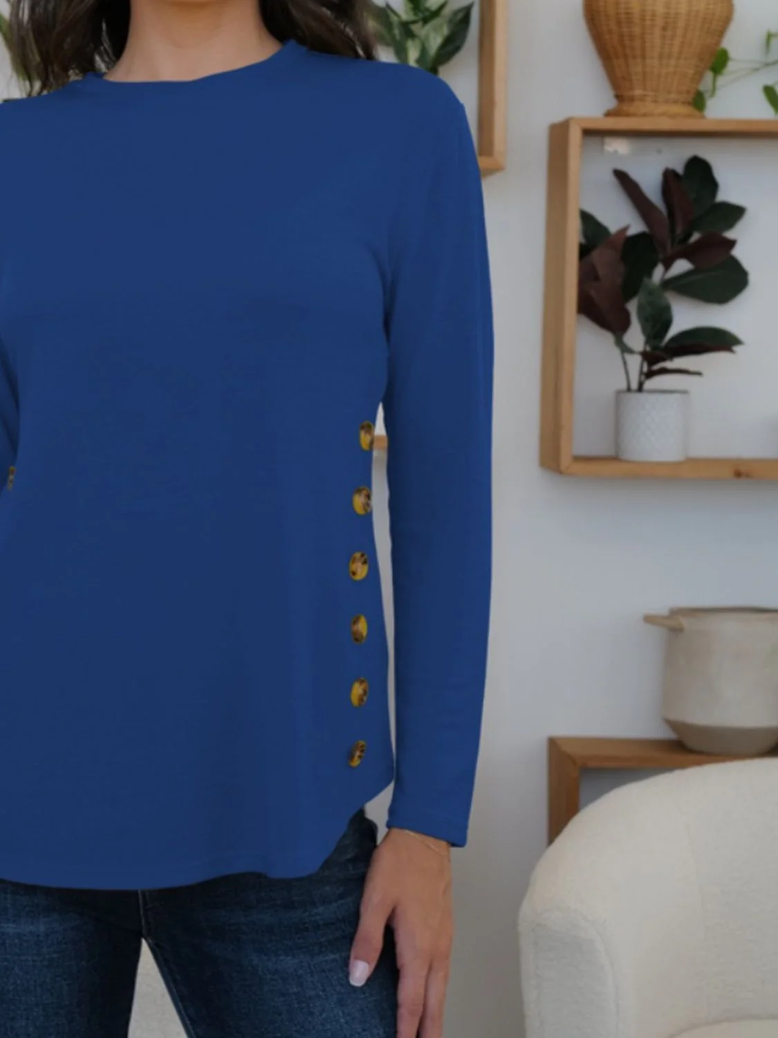 FAM-FAM Round Neck Long Sleeve T-Shirt - Image 27