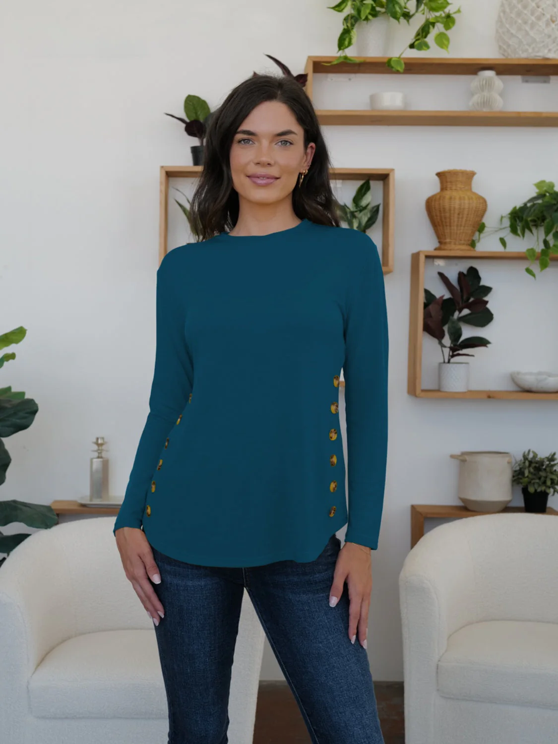 FAM-FAM Round Neck Long Sleeve T-Shirt - Image 4