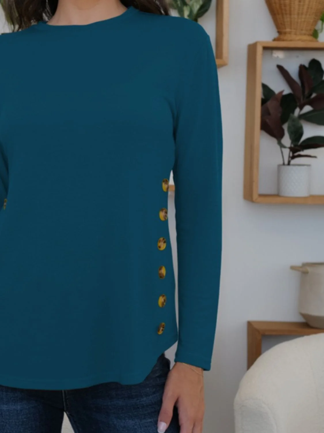 FAM-FAM Round Neck Long Sleeve T-Shirt - Image 6