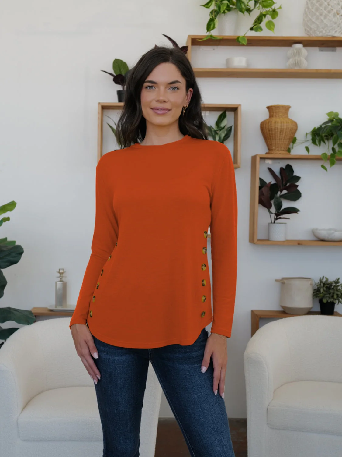 FAM-FAM Round Neck Long Sleeve T-Shirt - Image 7