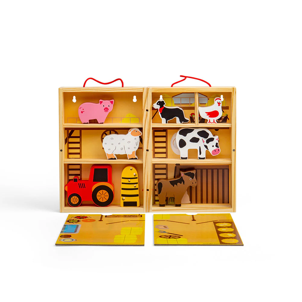 Farm Animal Playbox by Bigjigs Toys US - Image 2