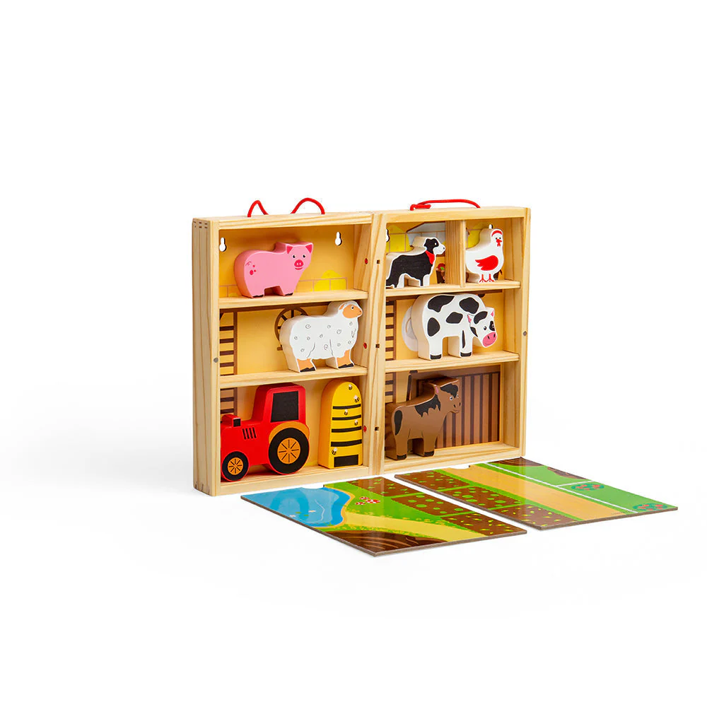 Farm Animal Playbox by Bigjigs Toys US - Image 3