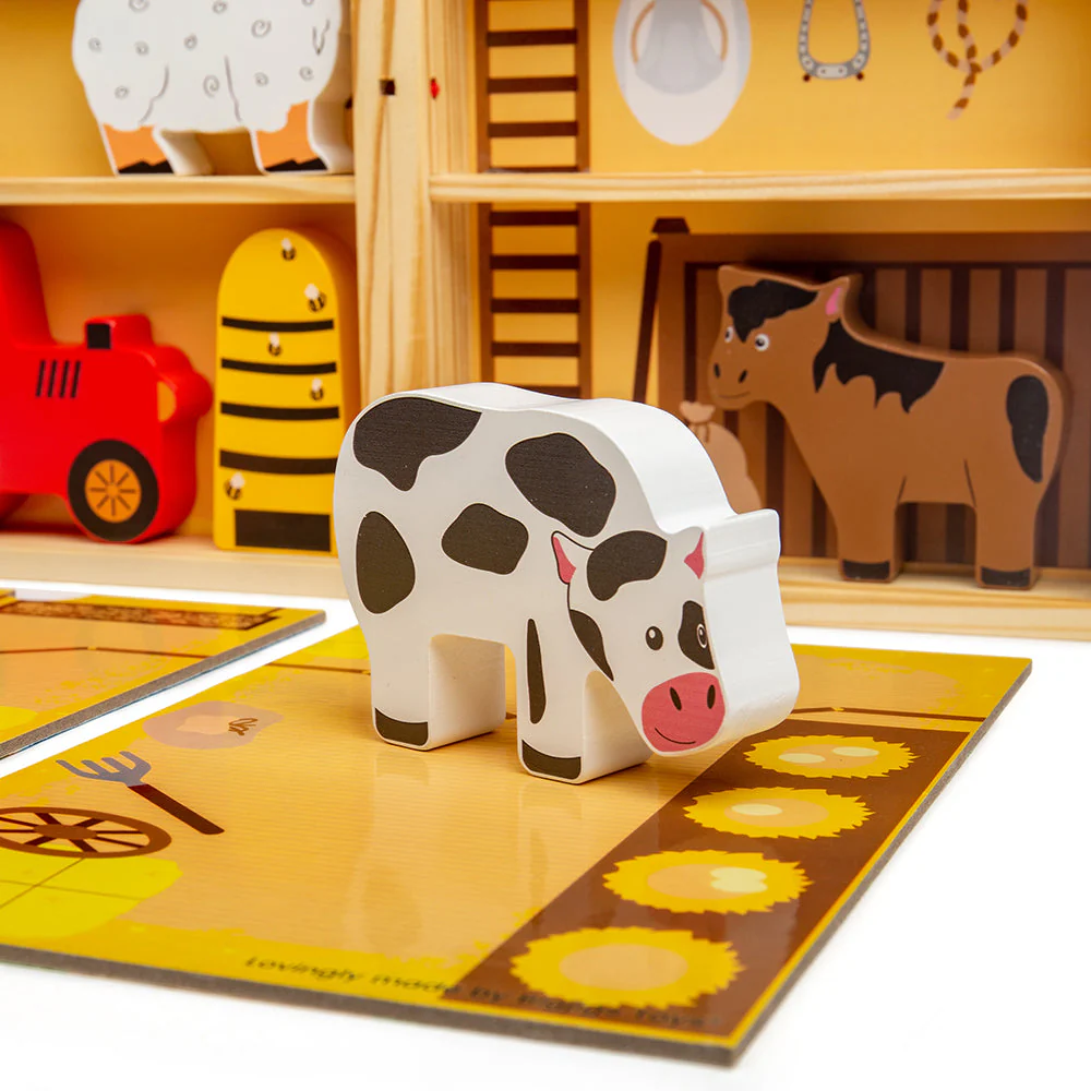 Farm Animal Playbox by Bigjigs Toys US - Image 6