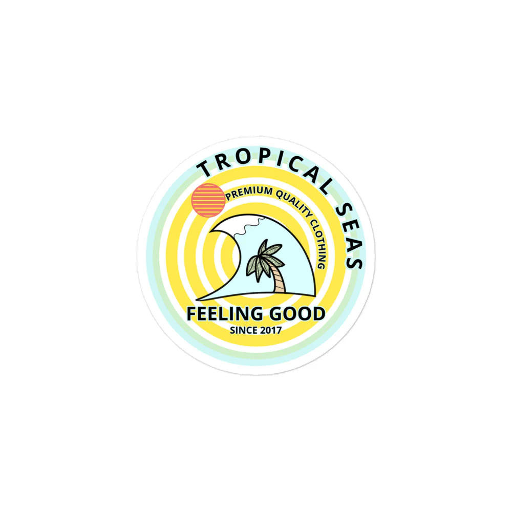 Feeling Good stickers by Tropical Seas Clothing - Image 2