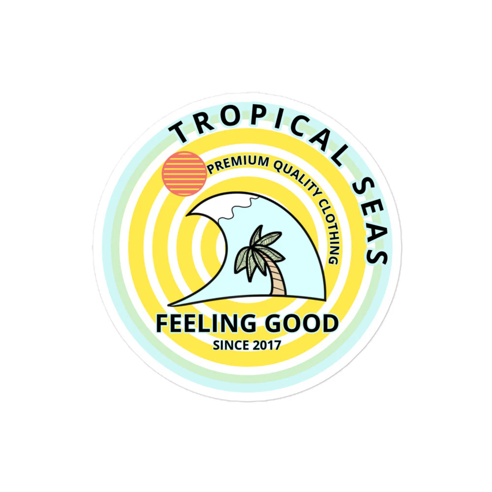 Feeling Good stickers by Tropical Seas Clothing - Image 3