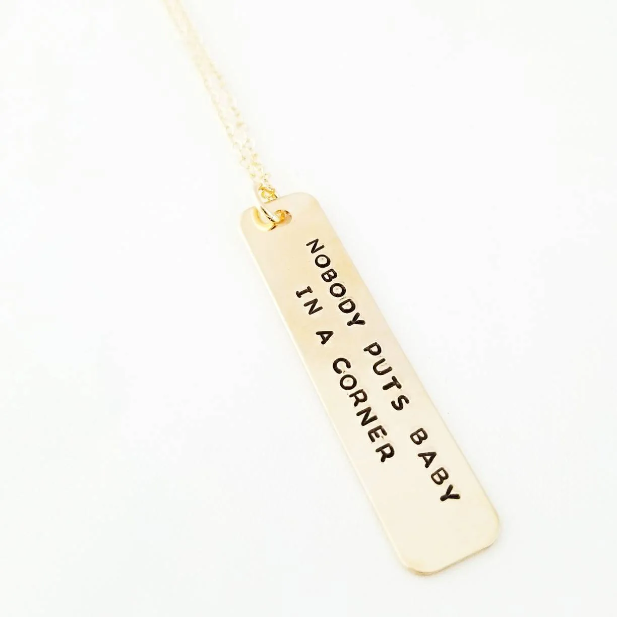 Feminist Vertical Bar Necklace by Salt and Sparkle - Image 6
