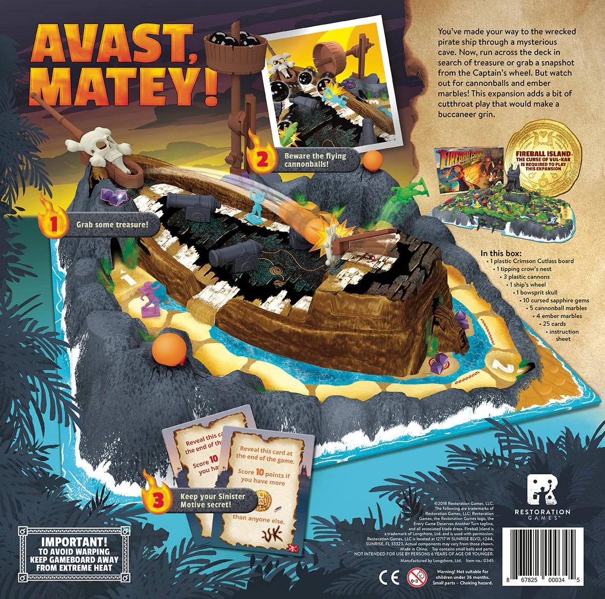 Fireball Island: Wreck of the Crimson Cutlass Expansion - Image 3