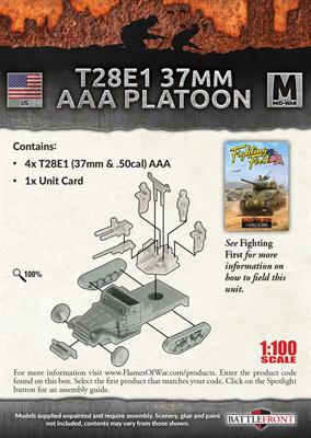 Flames of War: American 28E1 37mm AAA Platoon (Mid War) - Image 2