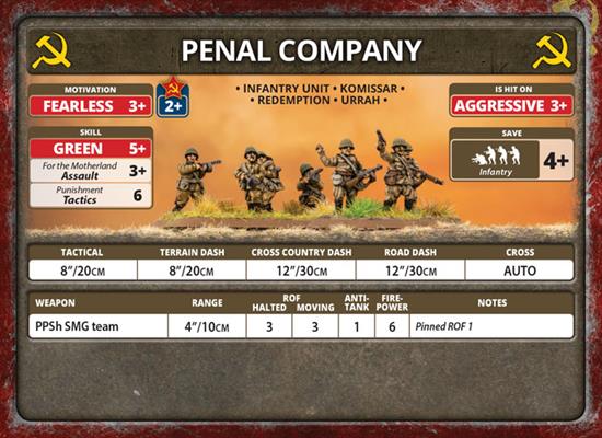 Flames of War: Bagration - Soviet Unit Cards - Image 4