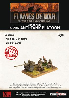 Flames of War: British Airborne 6pdr Anti-tank Platoon (Late War) - Image 2