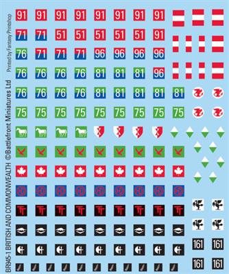 Flames of War: British and Commonwealth Decals - Image 2
