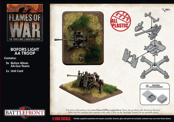Flames of War: British Bofors Light AA Troop (Late War) - Image 2