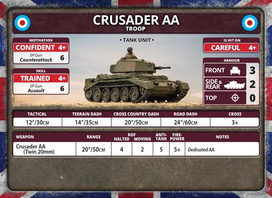 Flames of War: British Crusader AA Troop (Late War) - Image 7