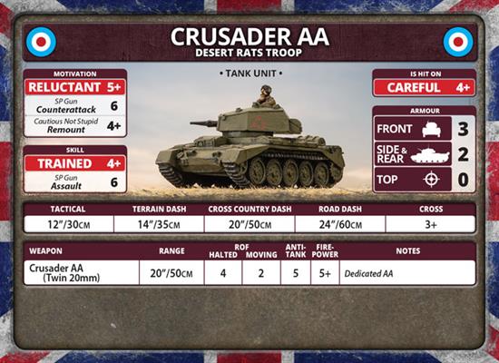 Flames of War: British Crusader AA Troop (Late War) - Image 8
