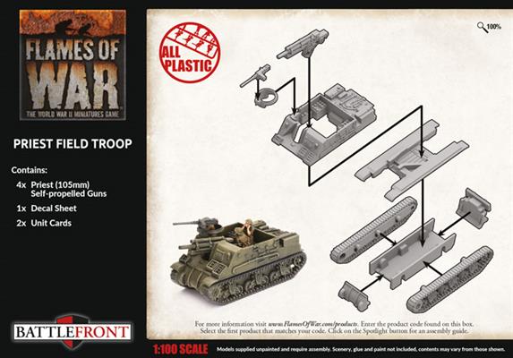 Flames of War: British Priest Field Troop (Late War) - Image 2