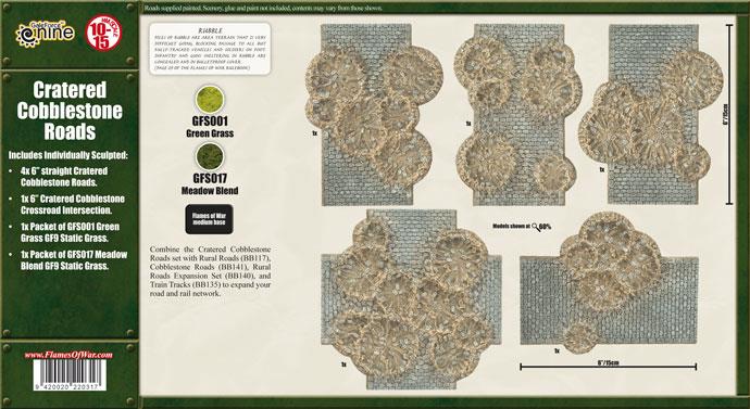 Flames of War: Cratered Cobblestone Roads - Image 2