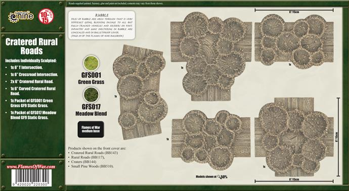 Flames of War: Cratered Rural Roads - Image 2