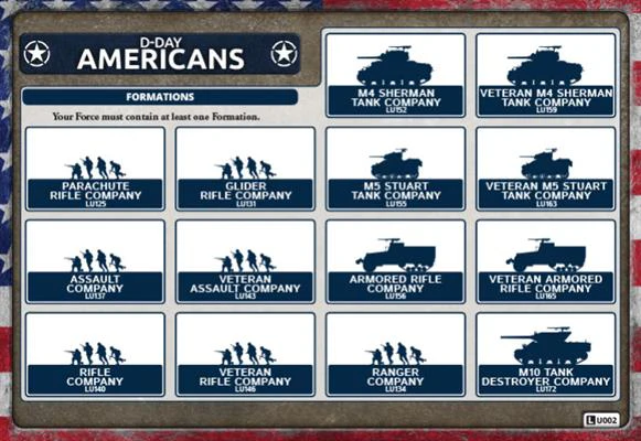 Flames of War: D-Day - American Unit Cards - Image 2