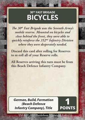 Flames of War: D-Day - German Command Cards - Image 3