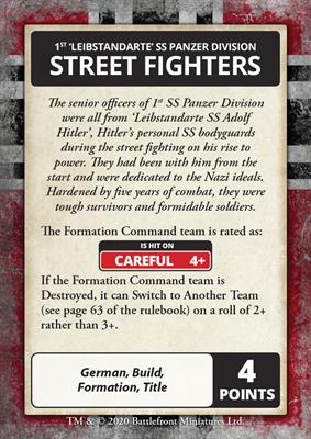 Flames of War: D-Day - Waffen-SS Command Card Pack - Image 2