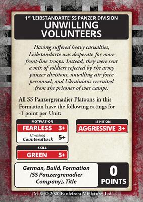 Flames of War: D-Day - Waffen-SS Command Card Pack - Image 3