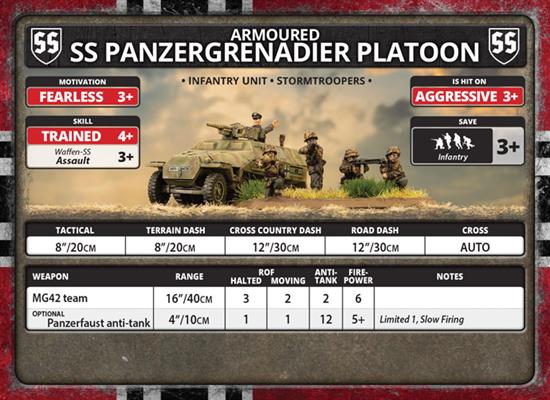 Flames of War: D-Day - Waffen-SS Unit Card Pack - Image 2