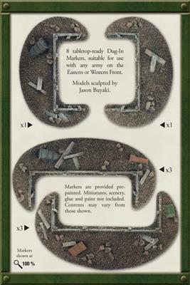 Flames of War: Entrenchments - Dug in Markers - Image 2