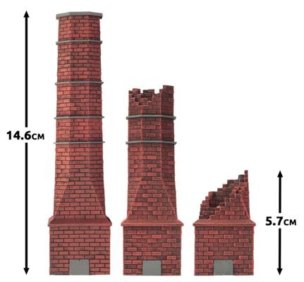 Flames of War: Factory Chimneys - Image 3