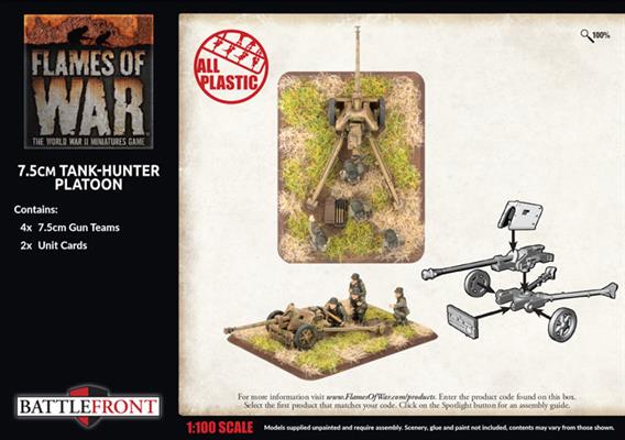 Flames of War: German 7.5cm Tank-Hunter Platoon (Late War) - Image 2