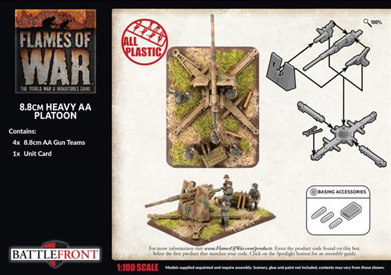 Flames of War: German 8.8cm Heavy AA Platoon (Late War) - Image 2