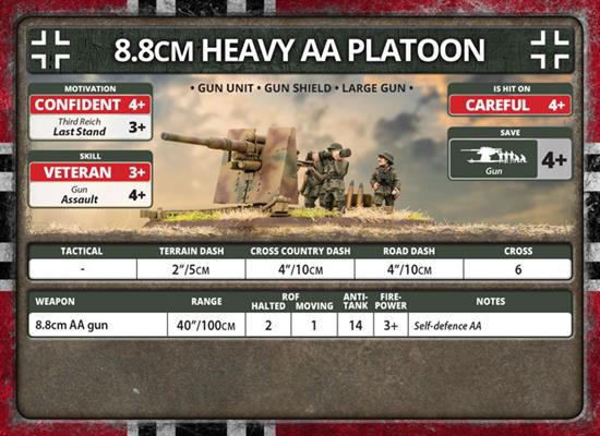 Flames of War: German 8.8cm Heavy AA Platoon (Late War) - Image 7