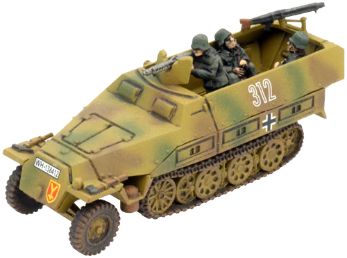 Flames of War: German Armoured Panzergrenadier Company HQ (Late War) - Image 5