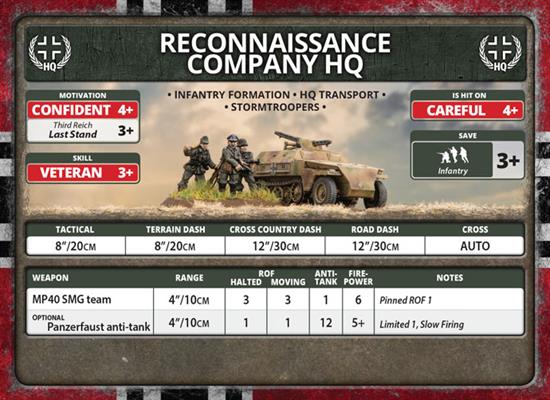 Flames of War: German Armoured Reconnaissance Company HQ (Late War) - Image 7