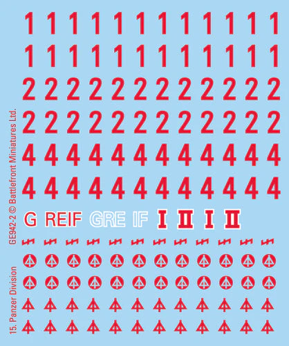 Flames of War: German DAK Decals - Image 3