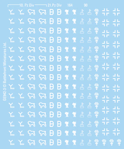 Flames of War: German DAK Decals - Image 4