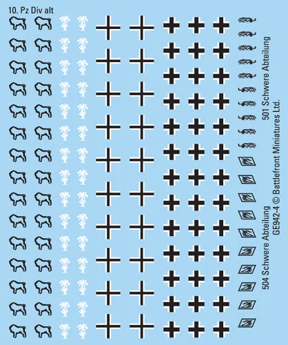 Flames of War: German DAK Decals - Image 5
