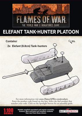 Flames of War: German Elefant Tank-Hunter Platoon (Late War) - Image 2