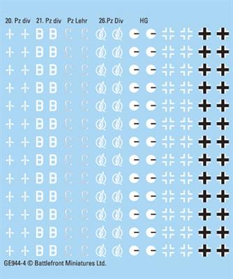 Flames of War: German Heer Panzer Decals - Image 4