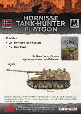 Flames of War: German Hornisse Tank Hunter Platoon (Mid War) - Image 2