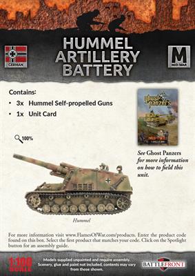 Flames of War: German Hummel Artillery Battery (Mid War) - Image 2