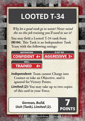 Flames of War: German Iron Cross Command Cards - Image 4