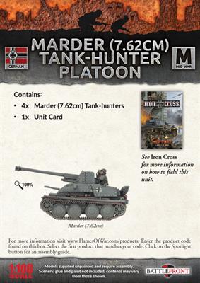 Flames of War: German Marder (7.62cm) Tank-Hunter Platoon (Mid War) - Image 2
