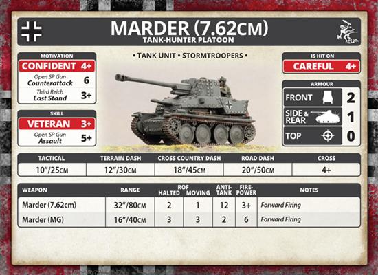 Flames of War: German Marder (7.62cm) Tank-Hunter Platoon (Mid War) - Image 7