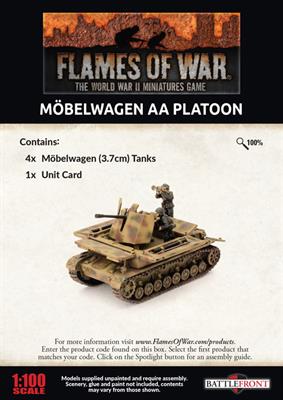 Flames of War: German Möbelwagen AA Tank Platoon (Late War) - Image 2