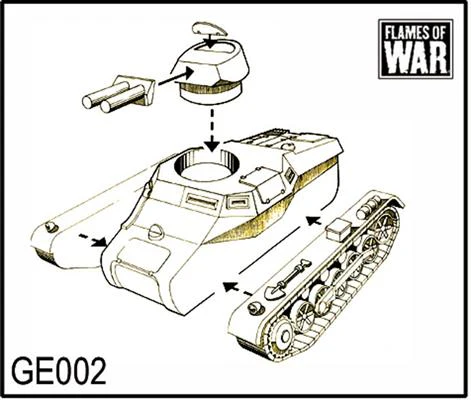 Flames of War: German Panzer I B (Early War) - Image 8