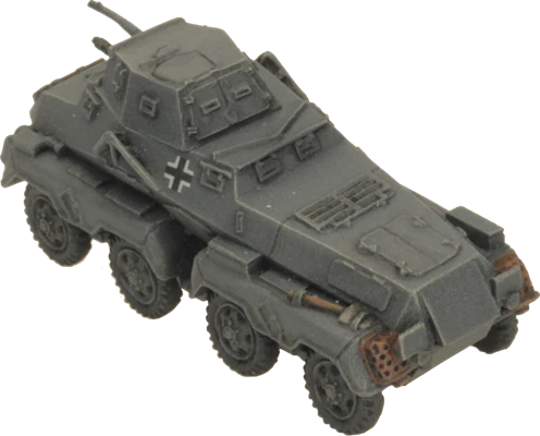 Flames of War: German SD KFZ 231 Heavy Scout Troop (Mid War) - Image 4