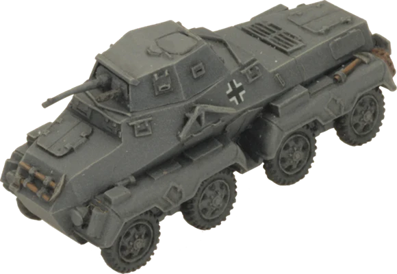 Flames of War: German SD KFZ 231 Heavy Scout Troop (Mid War) - Image 6
