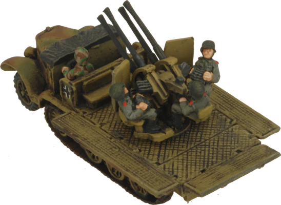 Flames of War: German SD KFZ 7/1 Quad AA Platoon (Late War) - Image 4